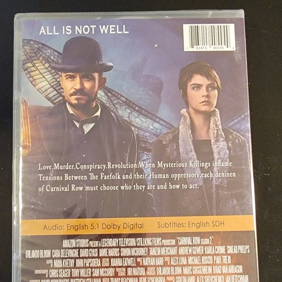 Carnival Row Seasons 1 & 2 DVD 6-disc NEW Sealed - Picture 2 of 2